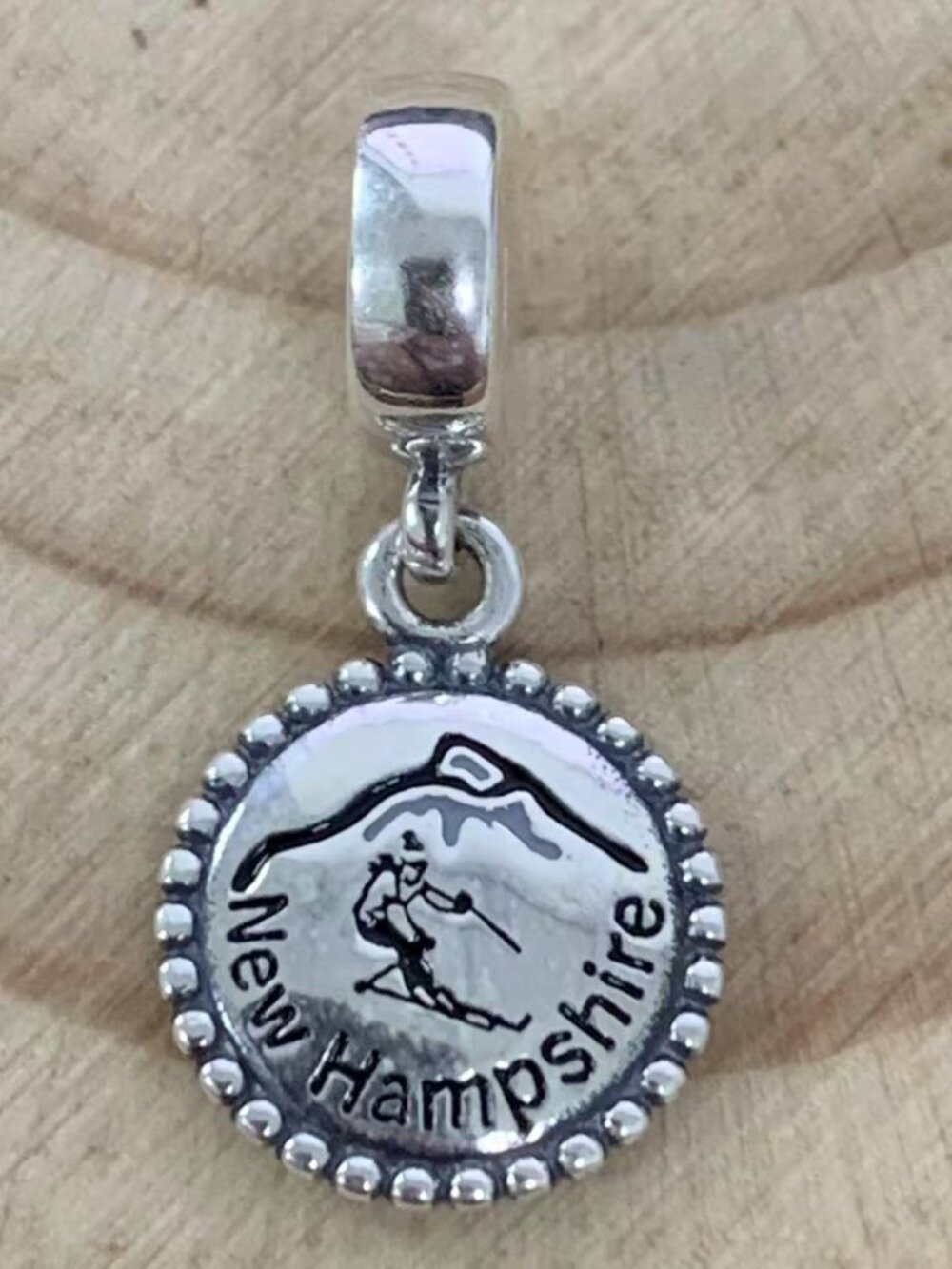 Pandora New Hampshire Dangle Charm Pendant, S925 Silver Jewelry